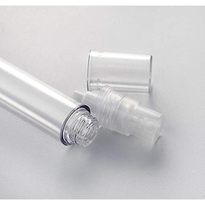 6Pcs Clear Airless Pump Bottle Empty Travel Size Dispenser Makeup Storage Vial