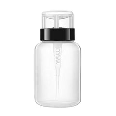 200ML 6 76OZ Nail Liquid Sub Bottle W Cover Press Pump Refillable Bottle