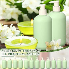 Green Style Pump Bottle 16oz for Shampoo and Shower Gel