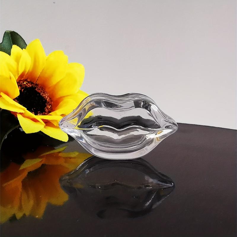 5g Lip Shape Clear Jars Pot 1pc With Lid
