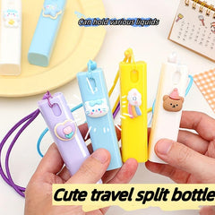 Refillable Mini Cologne Spray Bottle with Animal Decor