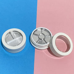 Cosmetic Compact Case Double Layer For Travel & DIY