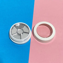 Cosmetic Compact Case Double Layer For Travel & DIY