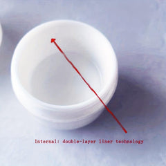 12pcs Leakproof Round Plastic Jars with Lids for Cream and Lotion