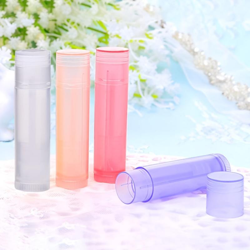 Empty Lip Balm Tube Lipstick Container DIY Lip Gloss Tube With Cap