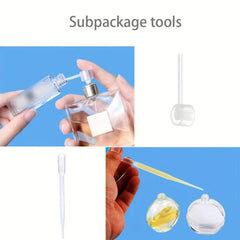 4 Pcs Mini Clear Plastic Spray Bottle Portable Small Perfume Atomizer 5ml