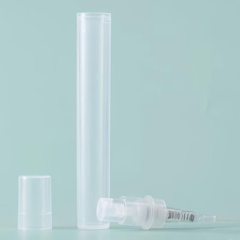 4 Pcs Mini Clear Plastic Spray Bottle Portable Small Perfume Atomizer 5ml