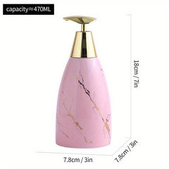 Refillable Soap Dispenser Pump Bottle for Body Wash & More