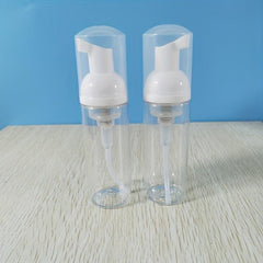 2pcs 60ml Foam Pump Mousse Facial Cleanser Travel Dispenser