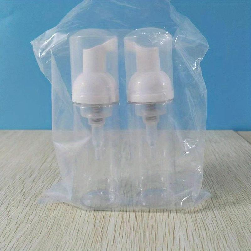 2pcs 60ml Foam Pump Mousse Facial Cleanser Travel Dispenser