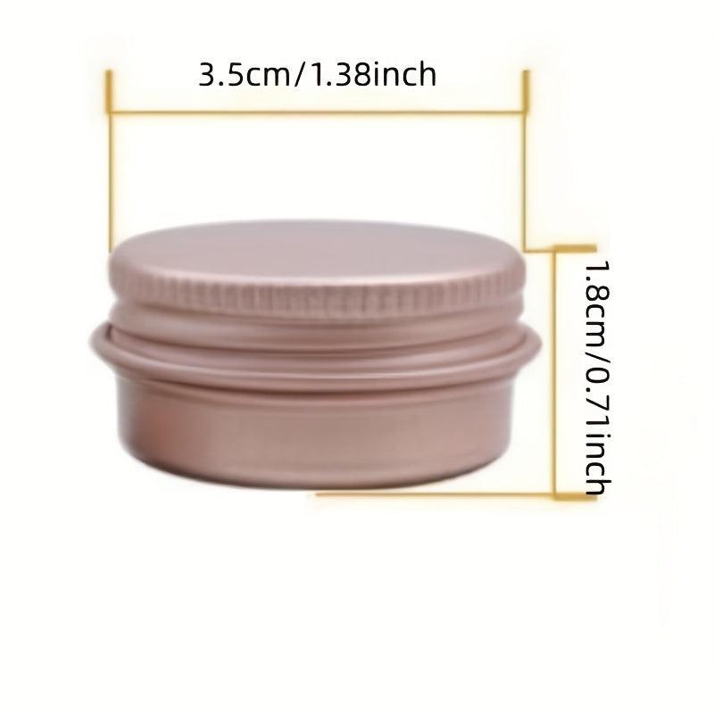 4pcs Travel-size Cosmetic Containers Rose Golden