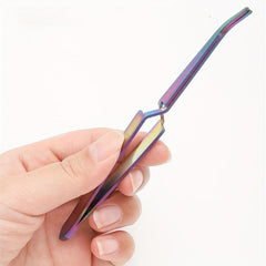 Stainless Steel Nail Art Tweezers and Clippers - Multifunctional Manicure Tool