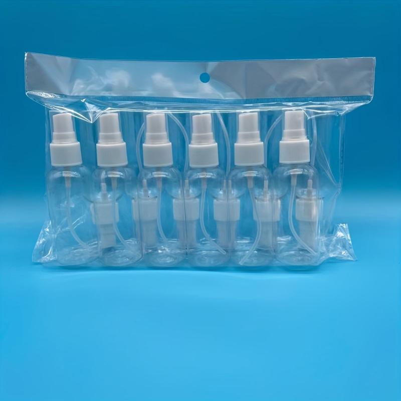 12pcs Fine Mist Spray Bottles 100ml Refillable Makeup Alcohol Atomizer