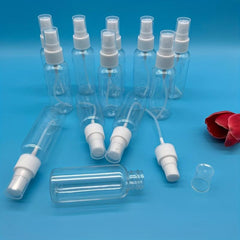 12pcs Fine Mist Spray Bottles 100ml Refillable Makeup Alcohol Atomizer