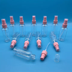12pcs Fine Mist Spray Bottles 100ml Refillable Makeup Alcohol Atomizer