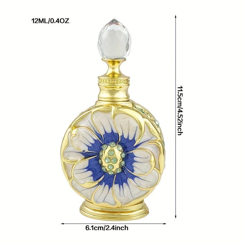 Vintage Floral Dubai Style Perfume Bottle