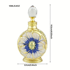 Vintage Floral Dubai Style Perfume Bottle