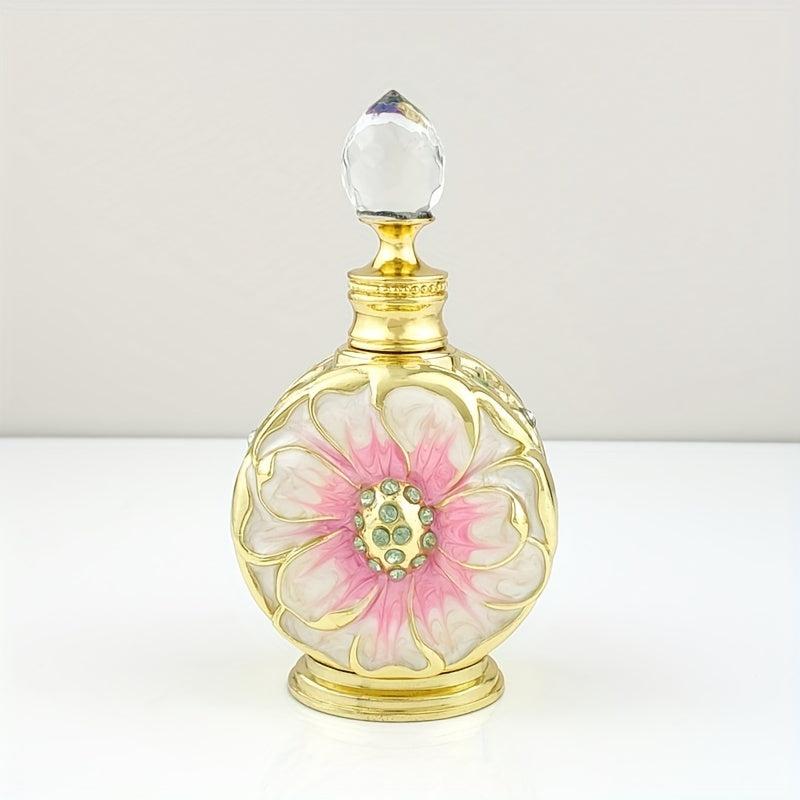 Vintage Floral Dubai Style Perfume Bottle