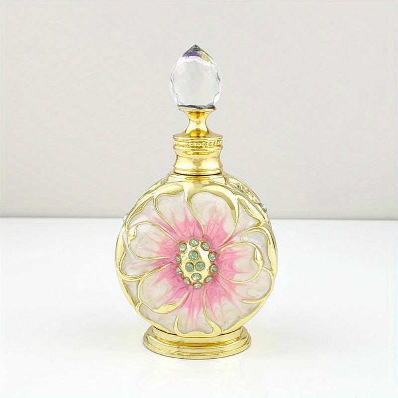 Vintage Floral Dubai Style Perfume Bottle