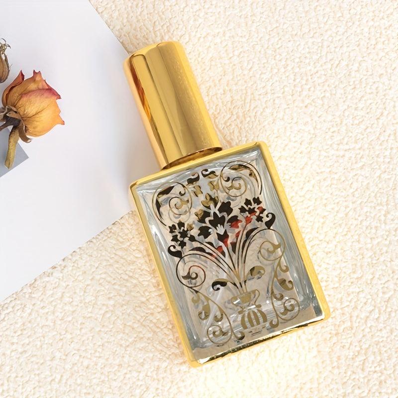 1Pc 15ml Refillable Perfume Bottle Glass Empty Spray Bottle Portable Mini Travel