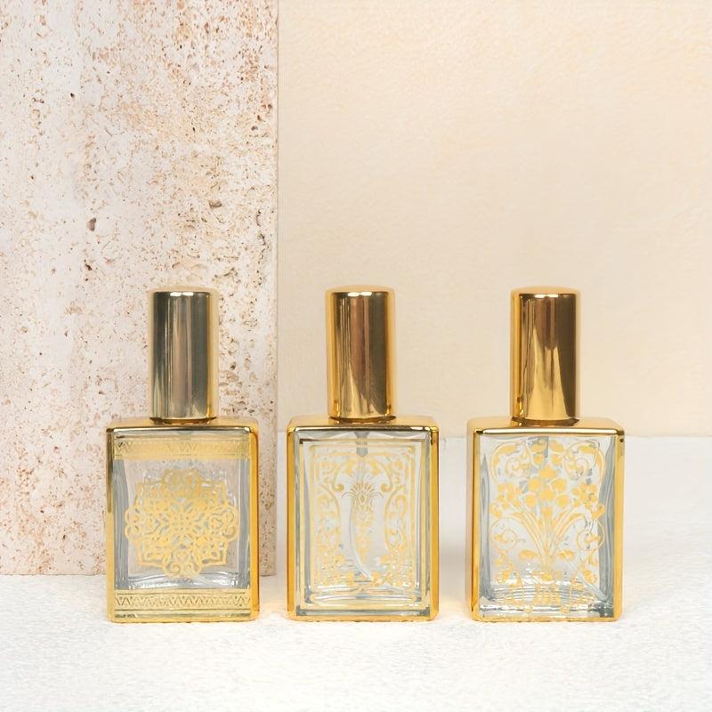 1Pc 15ml Refillable Perfume Bottle Glass Empty Spray Bottle Portable Mini Travel