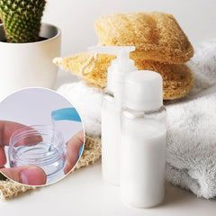 60pcs 5ml Clear Cream Jars with Lids - Small Travel Cosmetic Containers