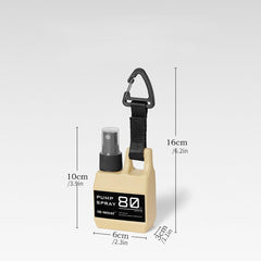 80ml Portable Spray Bottle with Hook for Camping