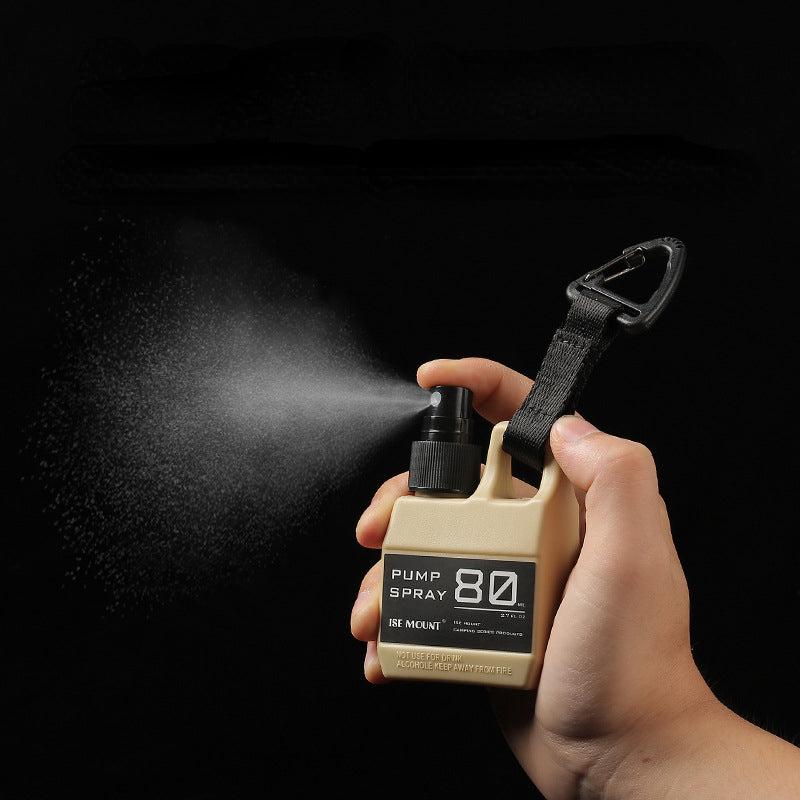 80ml Portable Spray Bottle with Hook for Camping