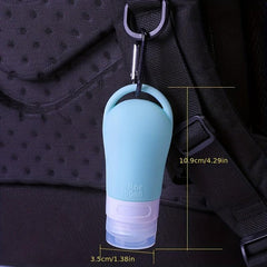 60ml Silicone Travel Dispenser Bottle with Hiking Buckle