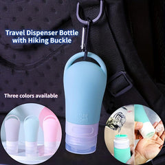 60ml Silicone Travel Dispenser Bottle with Hiking Buckle