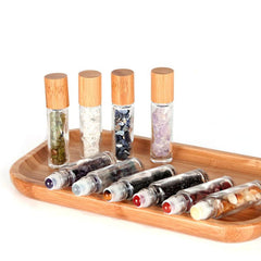 2PCS Gemstone Rollerball Roll On Bottle 10ml