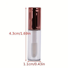 10pcs 1 2ml Empty Clear Lip Gloss Tubes Plastic Makeup Sample Containers