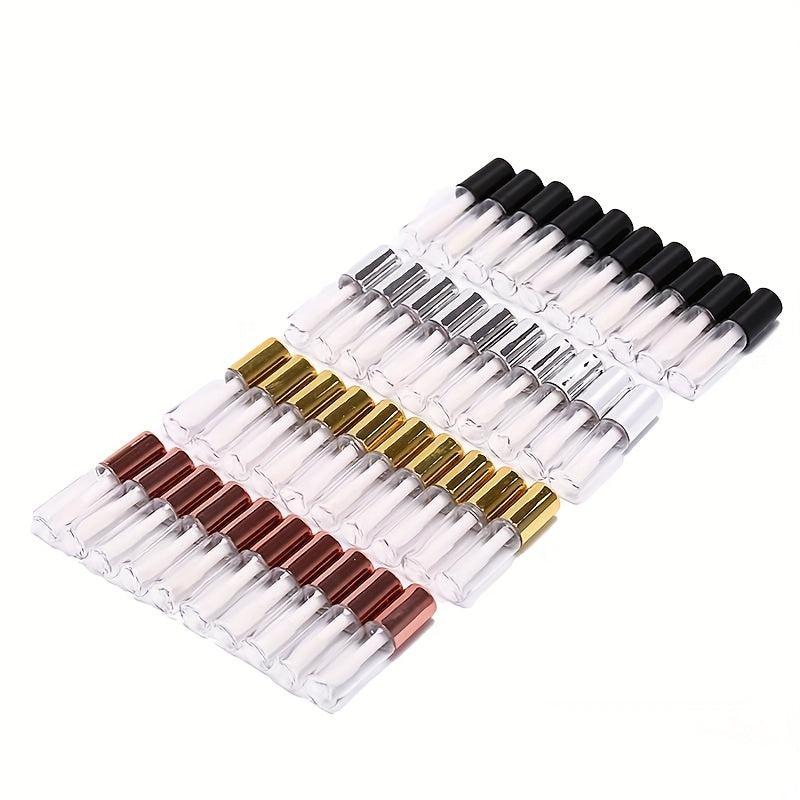 10pcs 1 2ml Empty Clear Lip Gloss Tubes Plastic Makeup Sample Containers