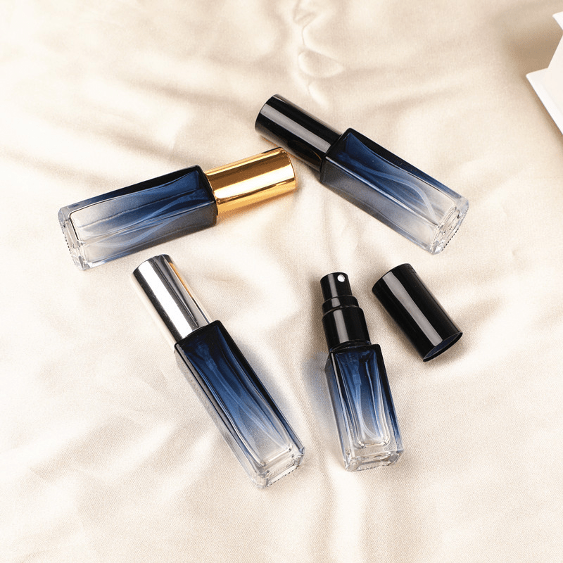 4pcs Mini Glass Spray Bottles 10ml Refillable Atomizer for Essential Oils Travel