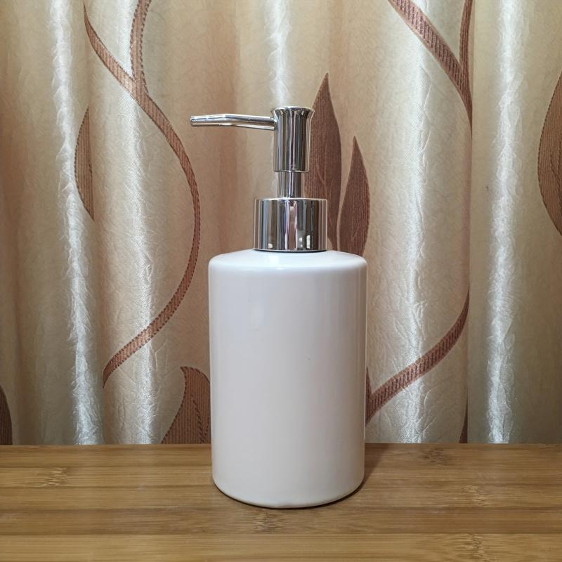 350ml Pump Bottle Dispenser Portable Plastic Lotion Shampoo Soap Container