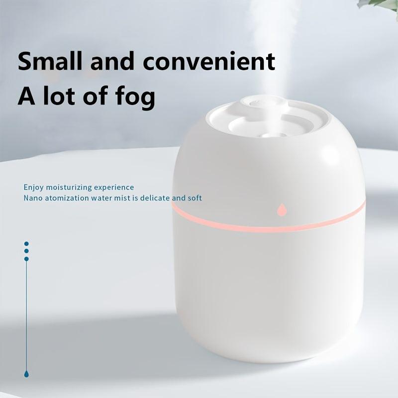 Quiet 220ml Portable Mini Humidifier for Bedroom Travel Office