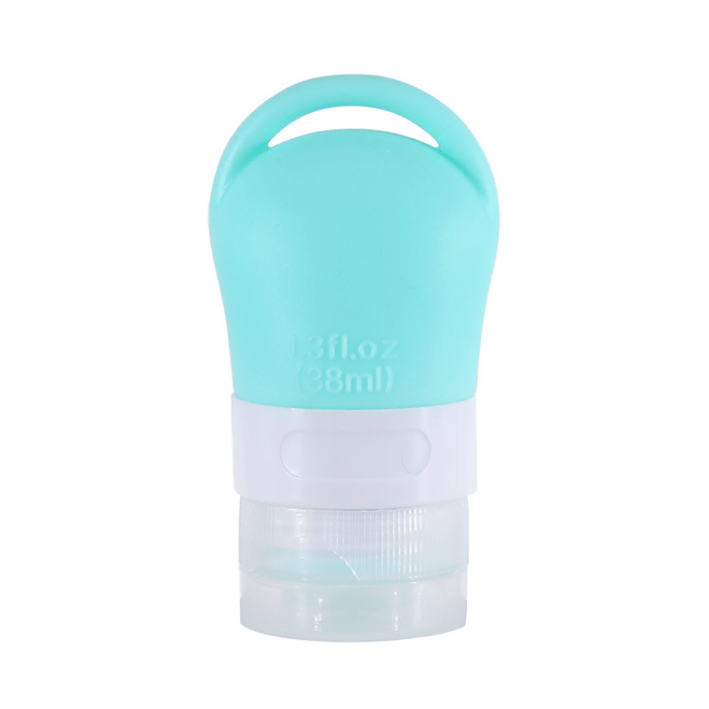 5pcs Silicone Leak Proof Travel Shampoo Bottles Portable Toiletry Containers