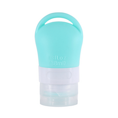 5pcs Silicone Leak Proof Travel Shampoo Bottles Portable Toiletry Containers