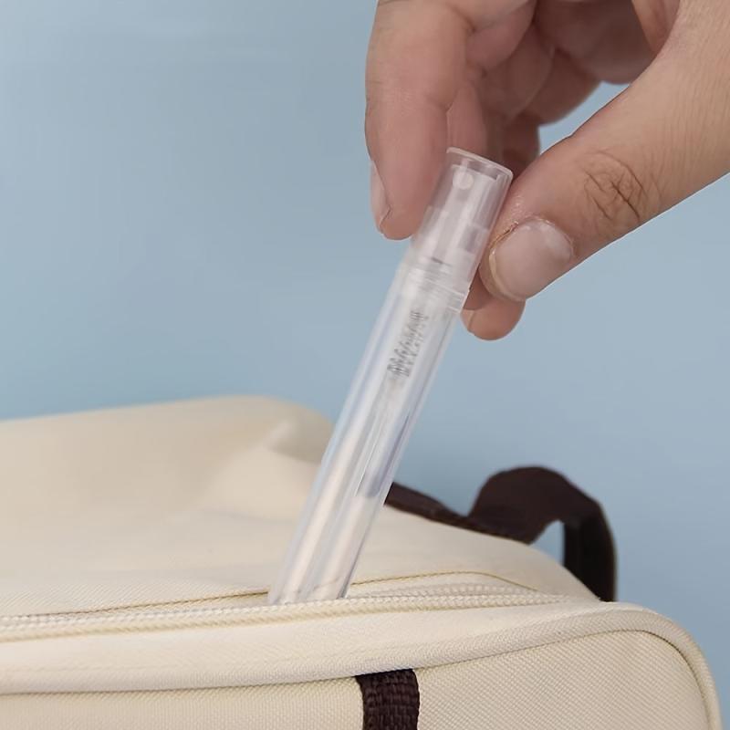 20 x Portable Mini Clear Plastic Spray Bottles 5ml Capacity