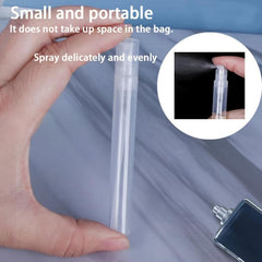 20 x Portable Mini Clear Plastic Spray Bottles 5ml Capacity