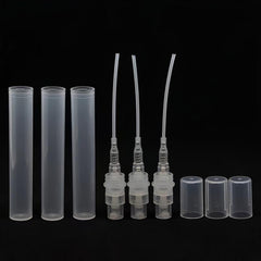 20 x Portable Mini Clear Plastic Spray Bottles 5ml Capacity