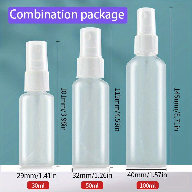 Refillable Transparent Spray Bottle for Travel Home Hotel Camping