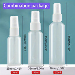 Refillable Transparent Spray Bottle for Travel Home Hotel Camping