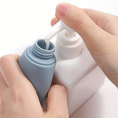 3pcs 2oz Silicone Squeeze Bottles for Liquids Toiletry Macaron