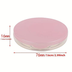 Portable Loose Powder Compact with Mirror and Sifter