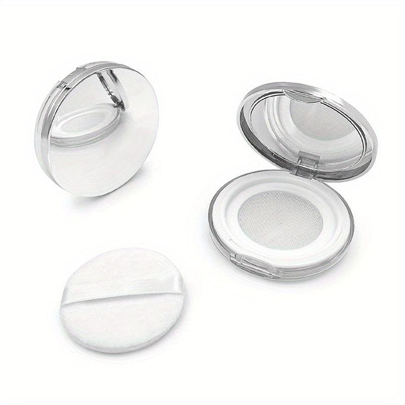 Portable Loose Powder Compact with Mirror and Sifter