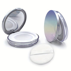 Portable Loose Powder Compact with Mirror and Sifter