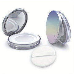 Portable Loose Powder Compact with Mirror and Sifter