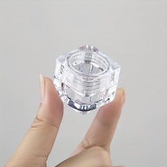 2pcs Acrylic Cosmetic Jars Travel Cream Containers 5g