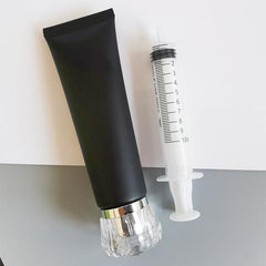 50ml Empty Cosmetic Tube with Syringe Soft Tube Container Bottle